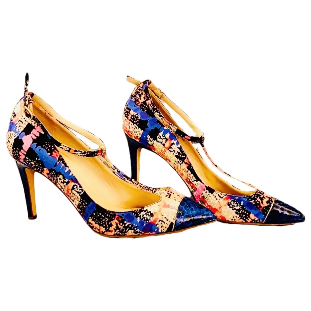 J. Crew Collection || xManolo Blanik Collab T-strap Stiletto Pump
